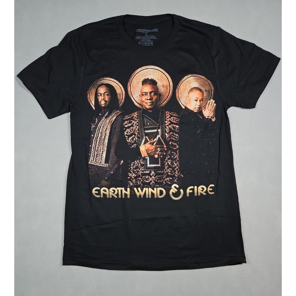 Earth Wind & Fire Sing A Song All Night Long Tour 2023 T Shirt Mens Small NWOT